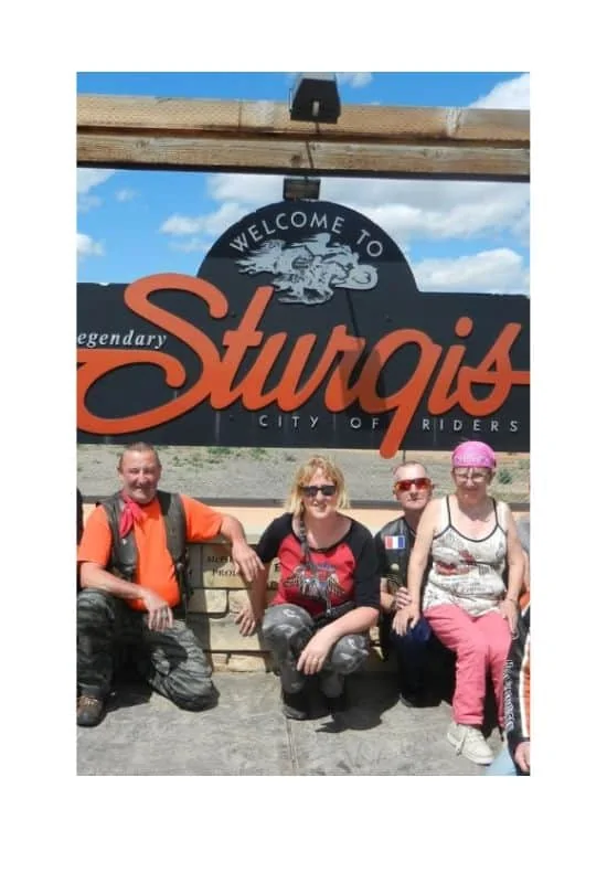 Sturgis bike rally motorcyclist outfits