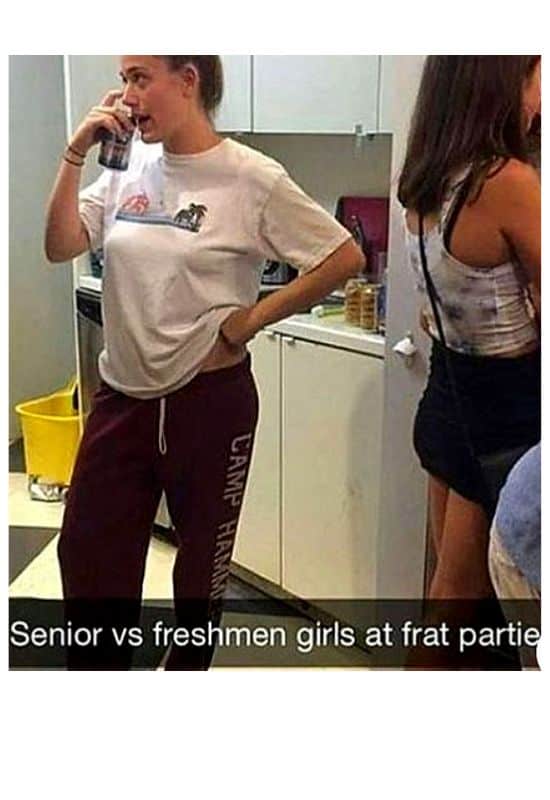 what to wear to a frat party