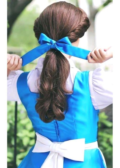 Princess Belle hairstyle