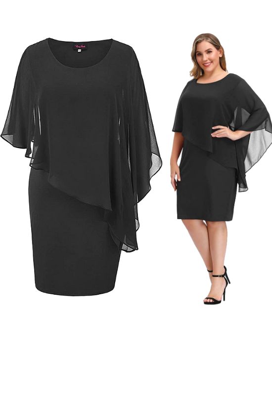 classy black dress plus size funeral