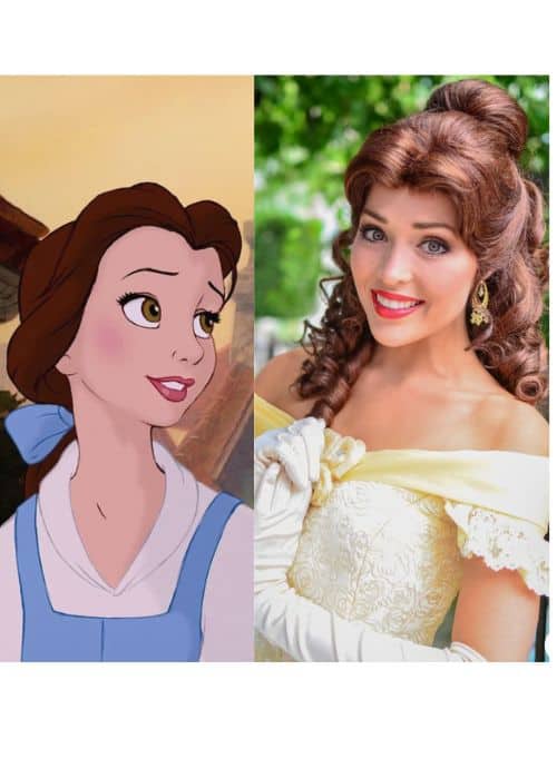 Princess Belle make up