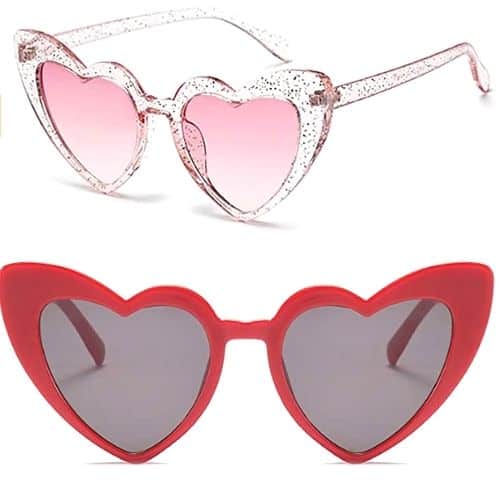 heart shape sunglasses