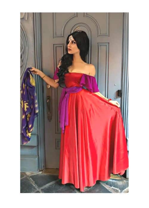 esmeralda red costume