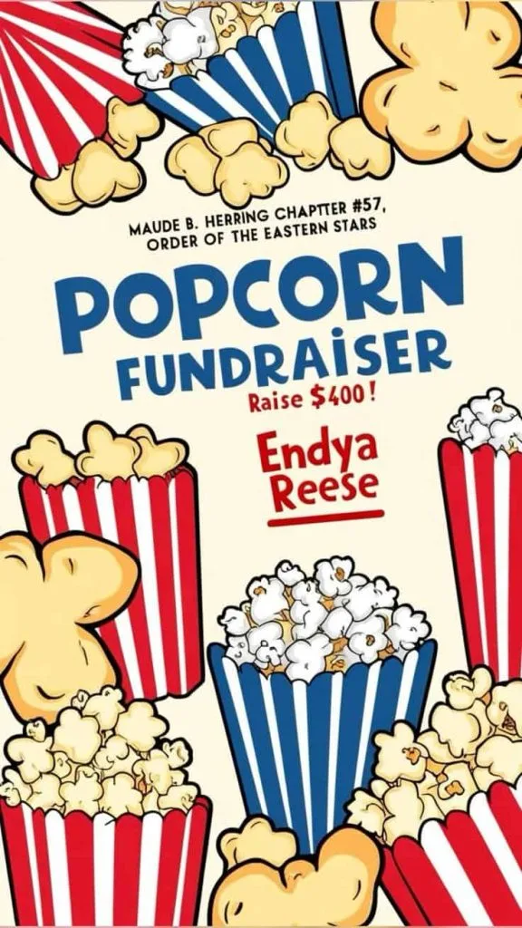 popcorn fundraiser