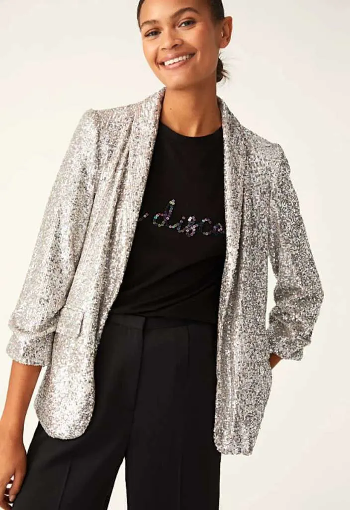 sequin blazer for 70th birthday