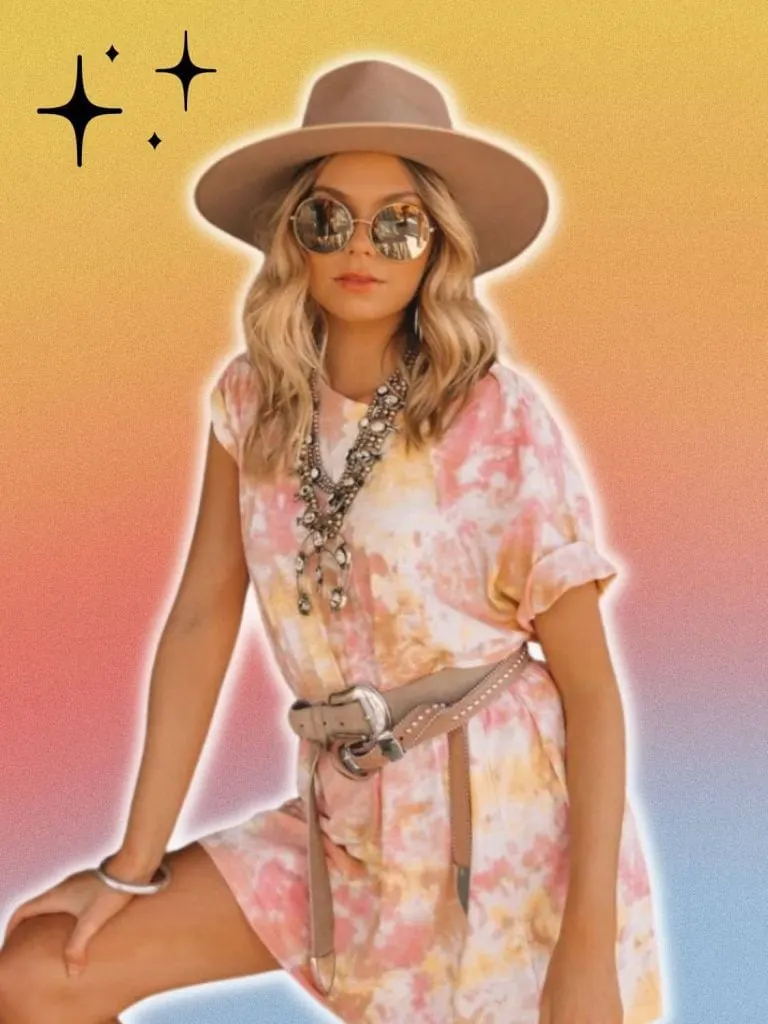 what to wear with tie dye shirt