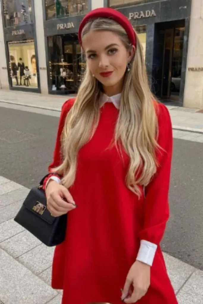 winter feminine monochrome outfit