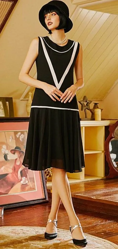 vintage dress speakeasy bar