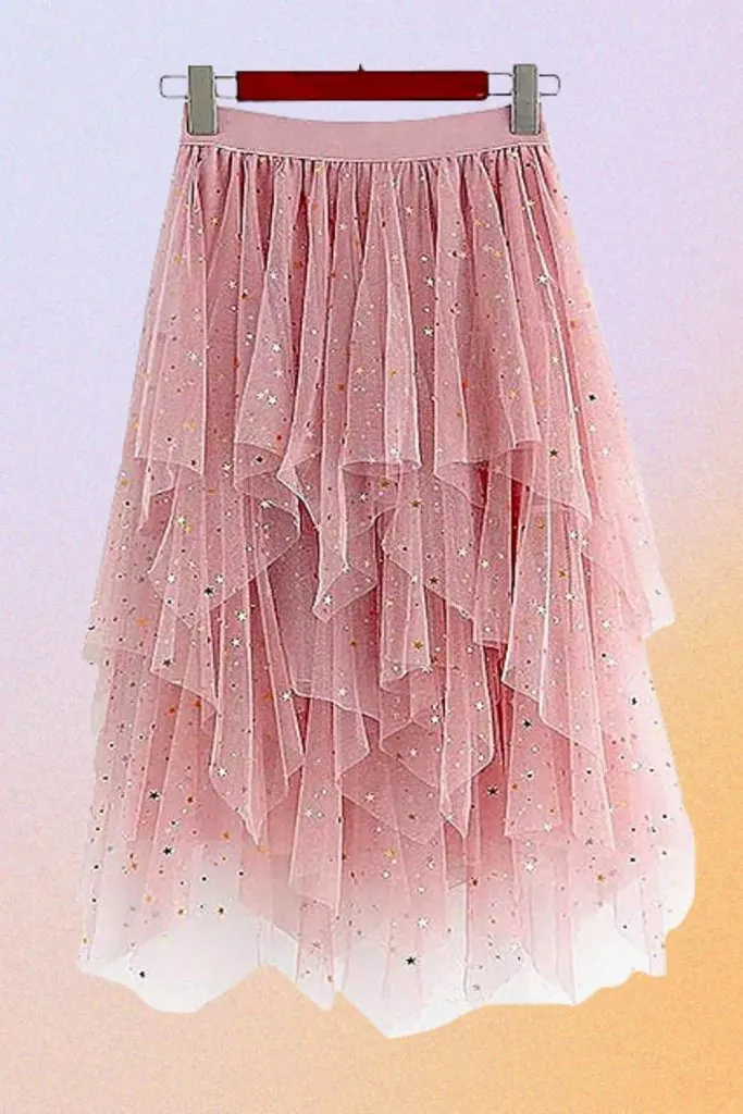 light pink tulle skirt barbie