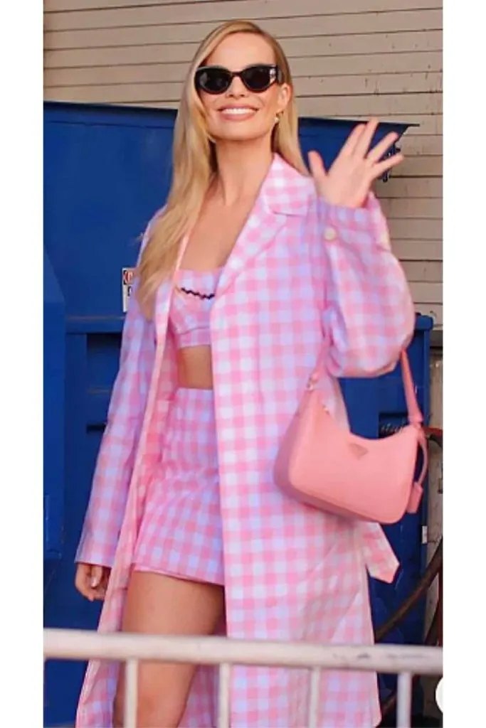 barbie gingham blazer