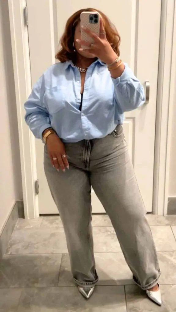 pointy toe shoes and jeans plus size