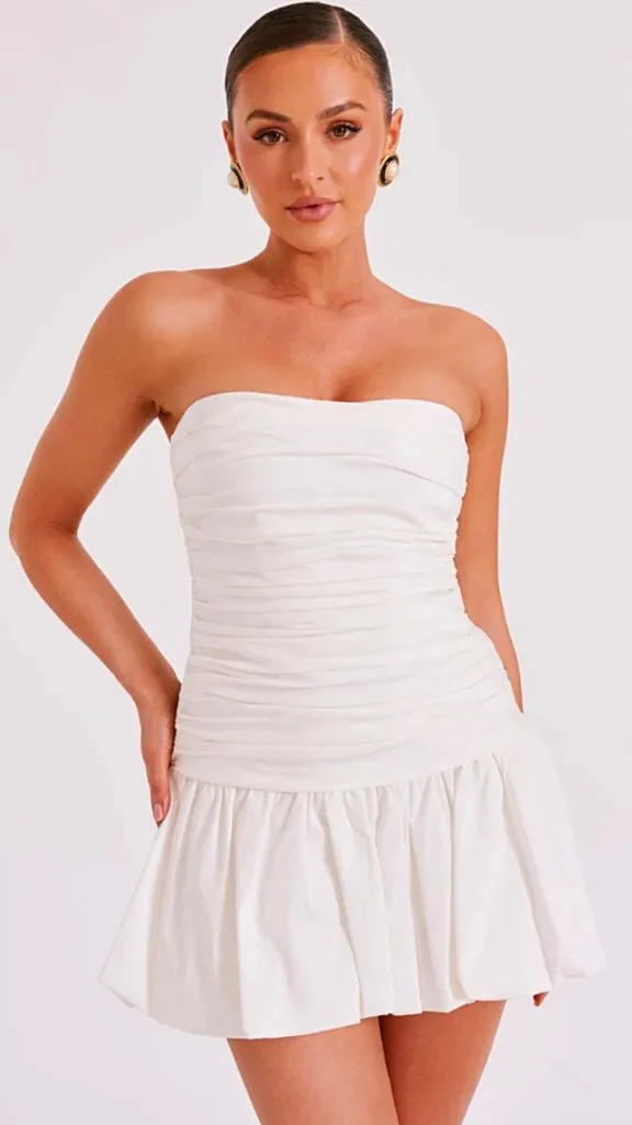 drop waist dress feminine