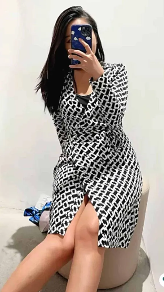 DVF wrap dress feminine modern