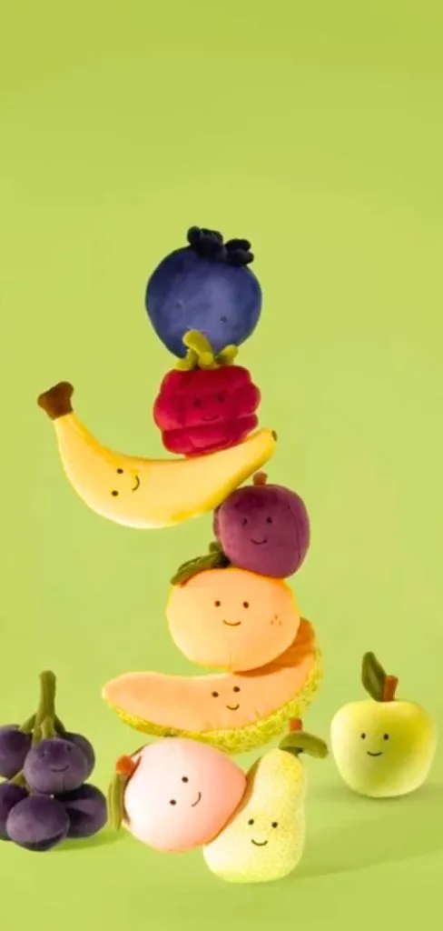 Jellycat fruit wallpaper