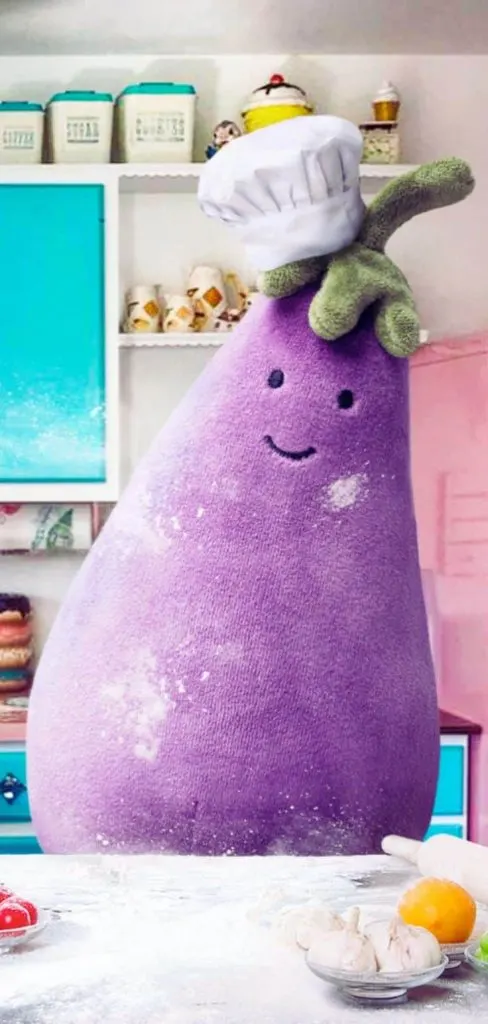 Jellycat eggplant cook wallpaper