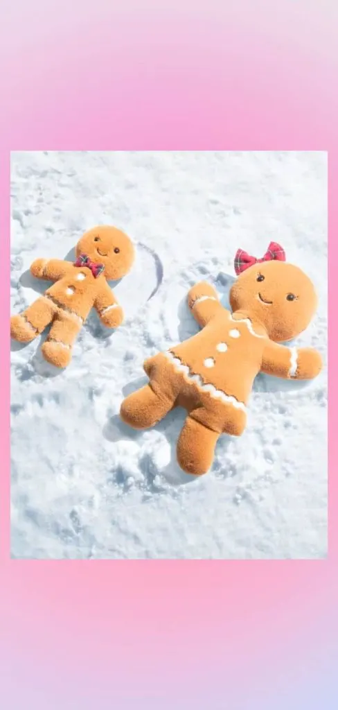 Jellycat gingerbread wallpaper