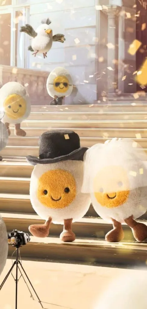 Jellycat egg wedding wallpaper