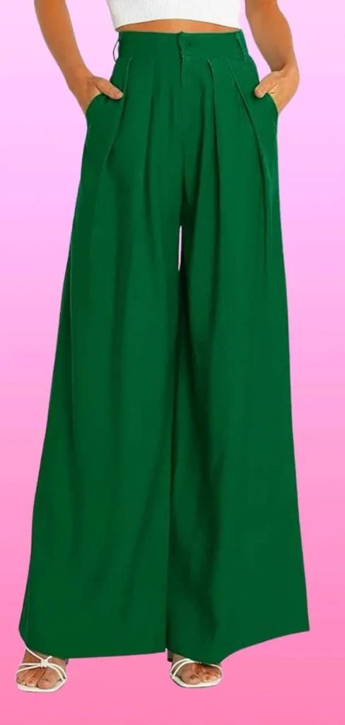 What to wear with emerald green pants