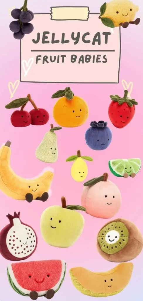 Jellycat fruit wallpaper