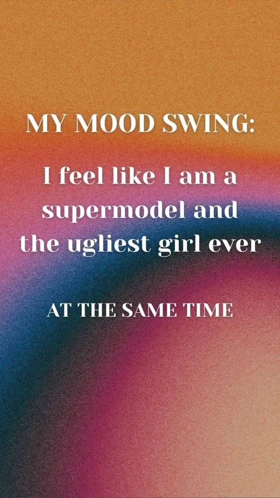 Funny mood swing quote wallpaper