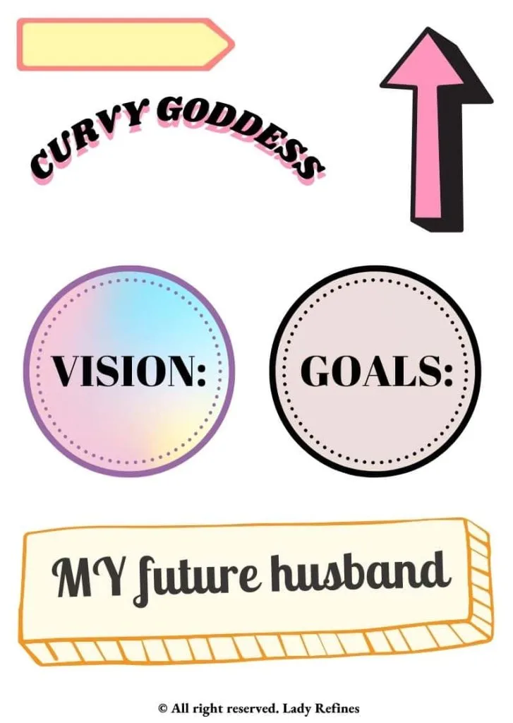 plus size digital sticker free download