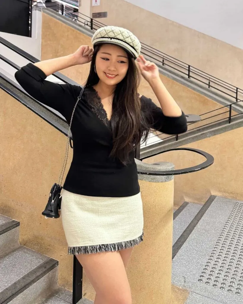 black and white winter outfit ideas ladies