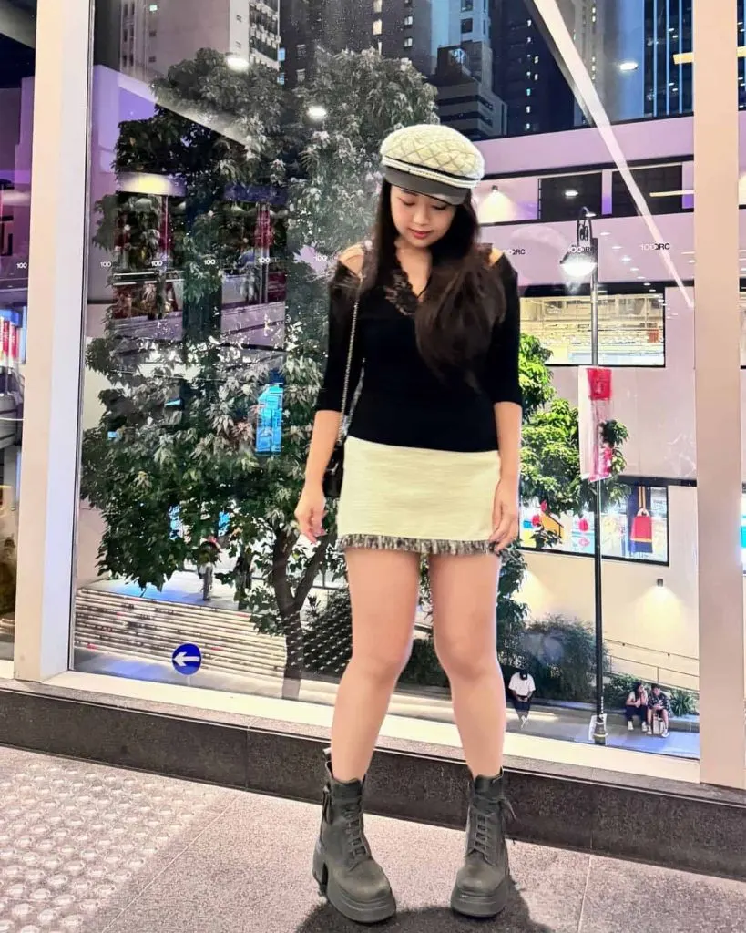 black and white outfi ideas winter