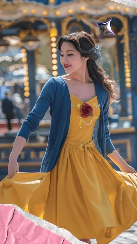 Belle-inspired outfits boardway show