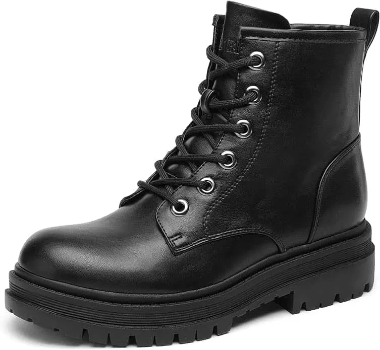 black combat boots over 40