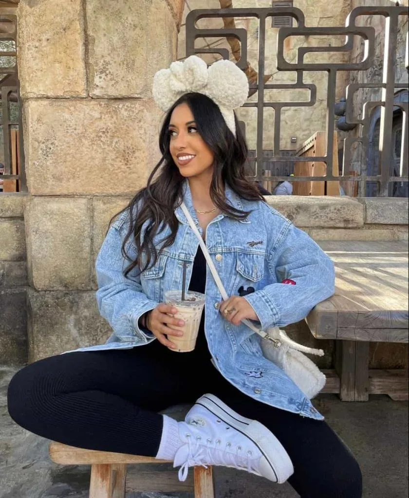 denim jacket outfit how to look older as teen