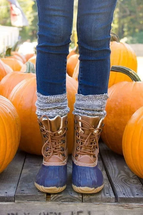 DUCK BOOTS and jeans