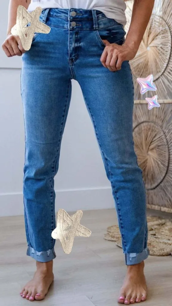 how to roll up jeans