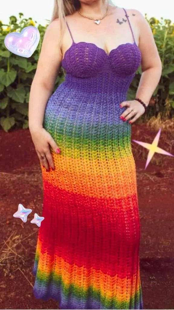 PLUS SIZE pride top colorful
