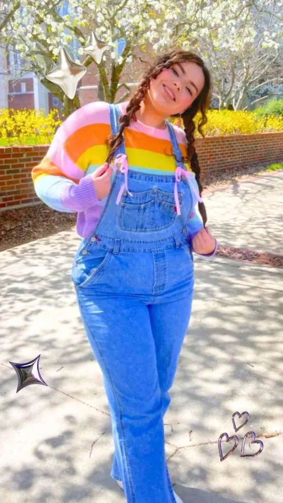 PLUS SIZE rainbow outfit ideas