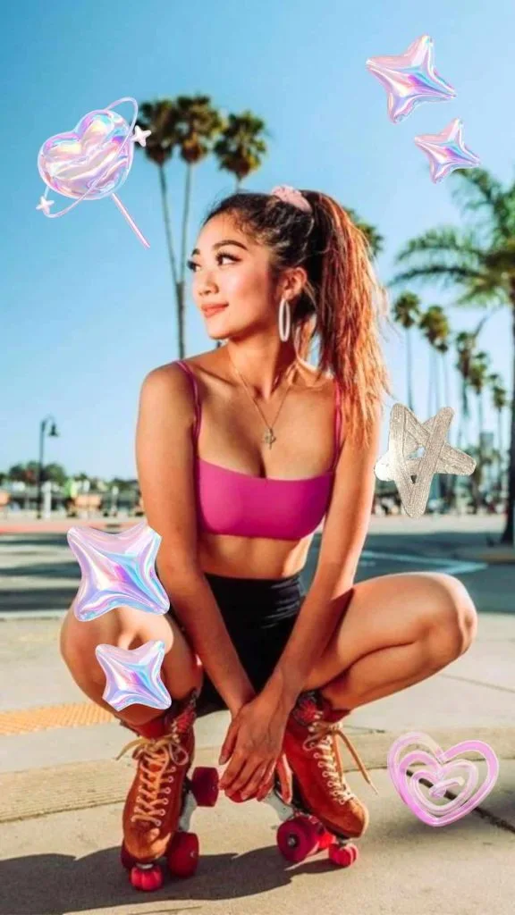 aesthetic roller skating outfit ideas
