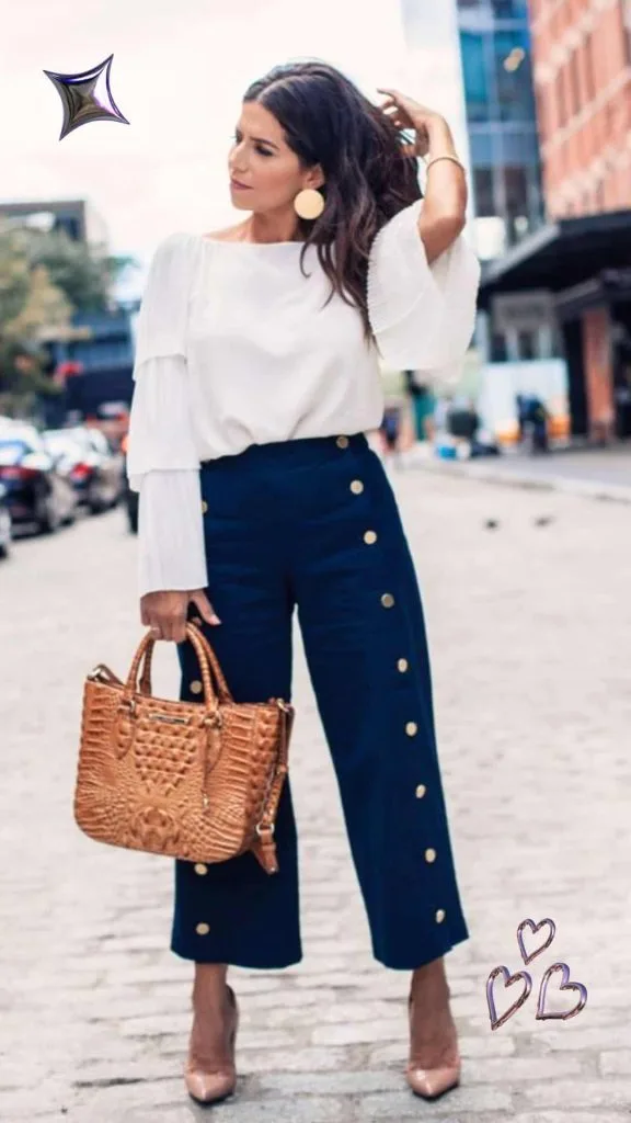 sailor pants and high heels