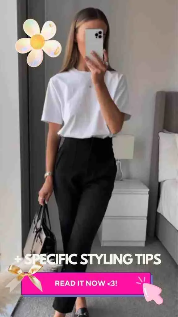 t-shirt outfit for work