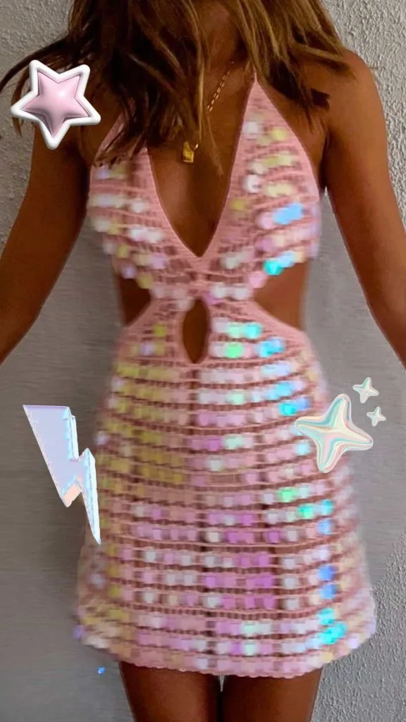 sparkly dress music festival Lollapalooza