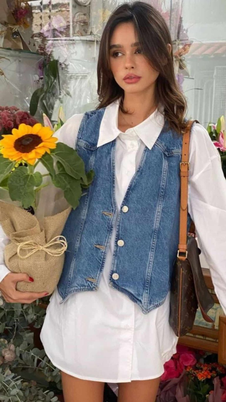 How to style a denim vest right? 28 denim vest outfit ideas in 2026!