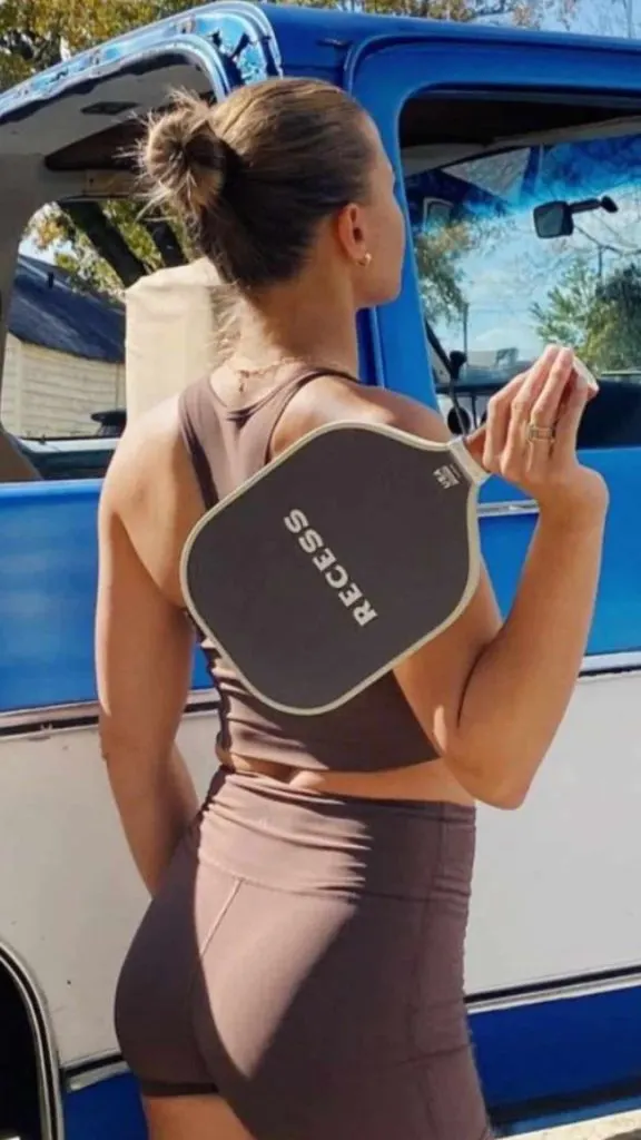 monochrome pickleball outfit idea