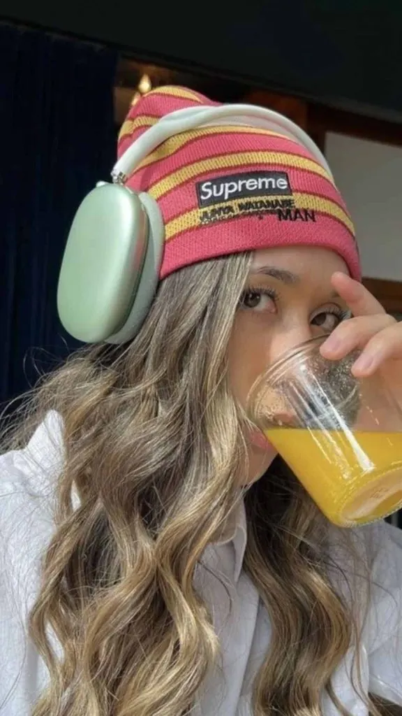 supreme beanie headphone outfits