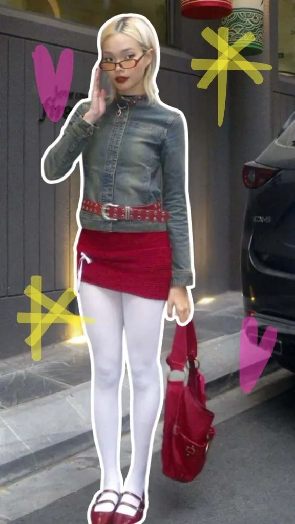 winter mini skirt outfit ideas
