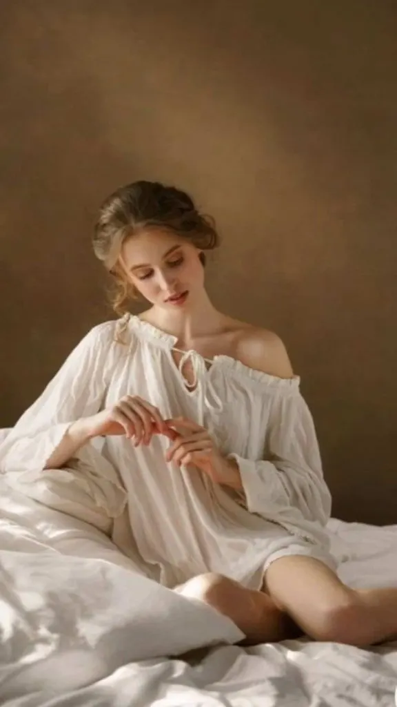 white dress vintage boudoir boudoir photography