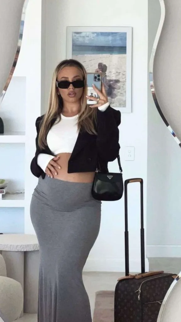 going out pregnancy outfit 