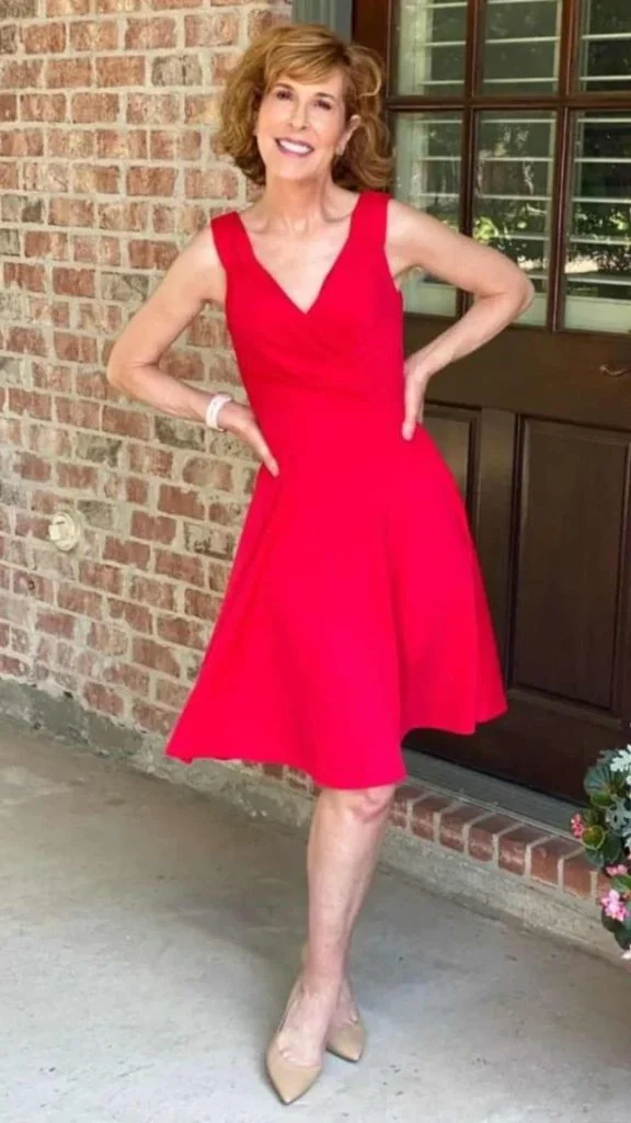 90th birthday party outfit red dress