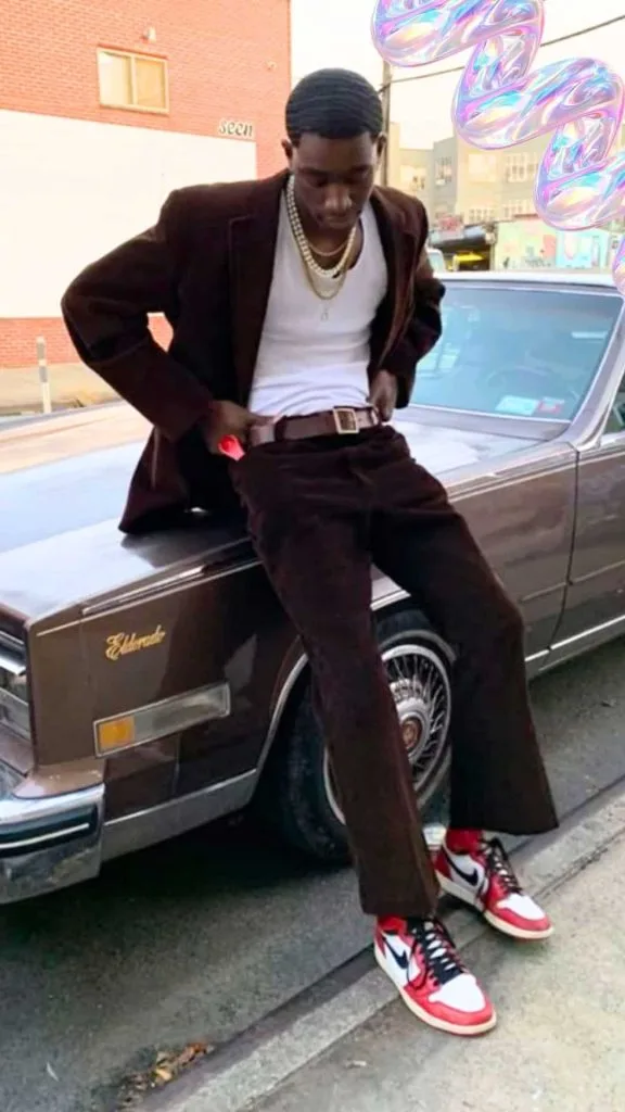 black men homecoming outfit