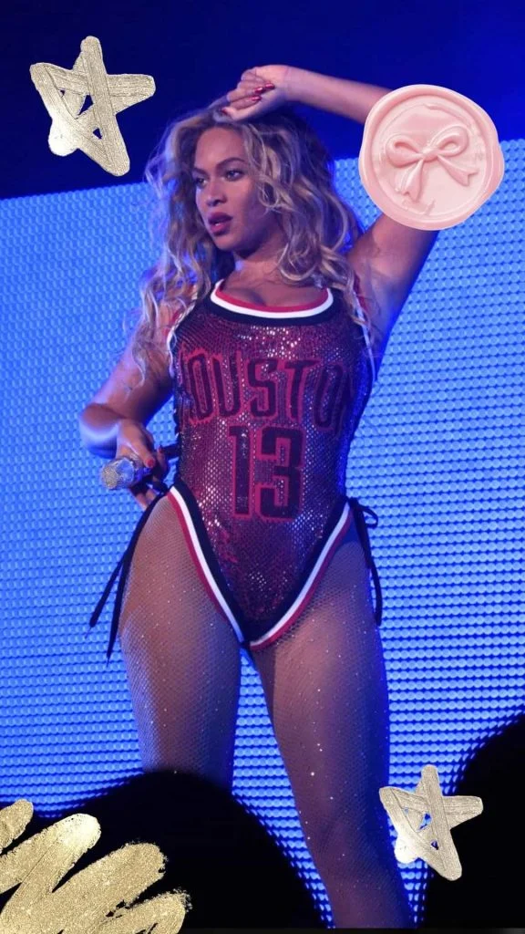 Beyonce sports jersey concert