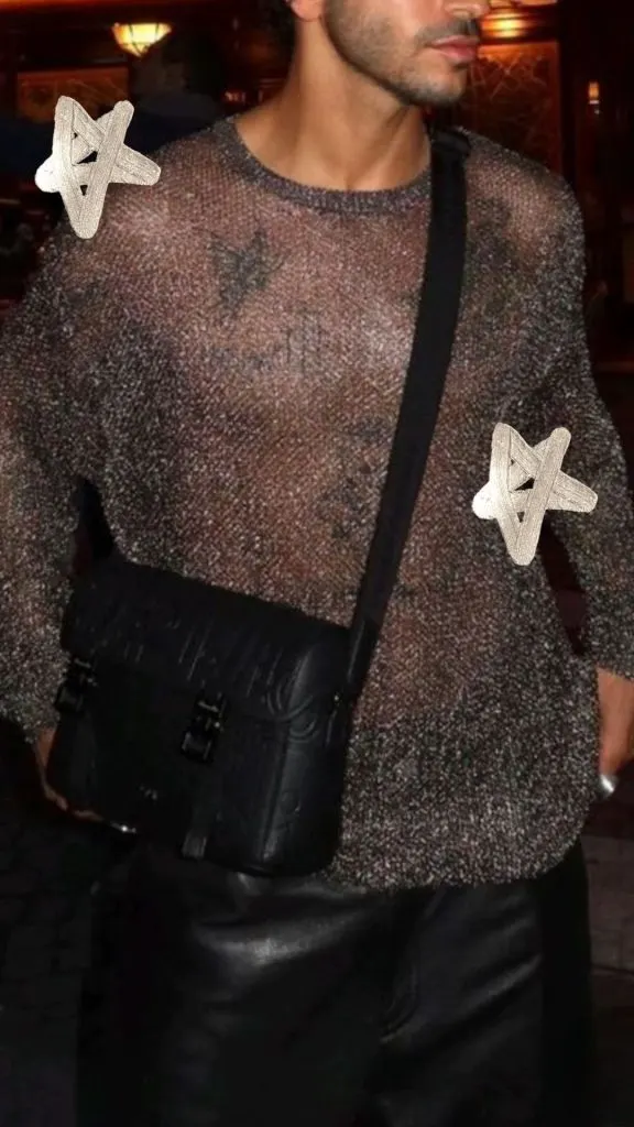 sparkly circuit party guy outfit