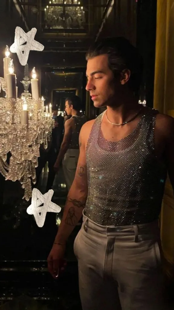 sparkly circuit party guy outfit