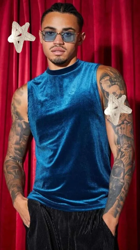 VELVET TOP CIRCUIT PARTY GUY